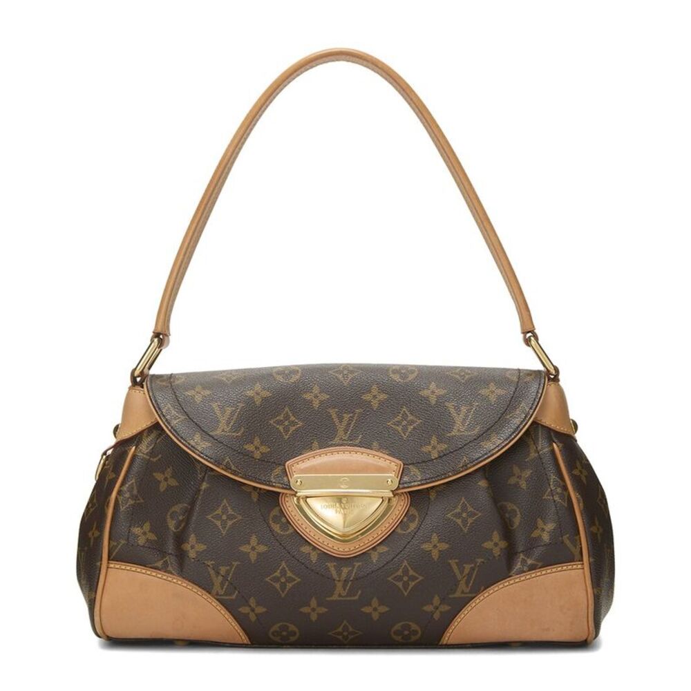 Louis Vuitton Brown Monogram Coated Canvas Beverly Mm (Authentic Pre-Loved)